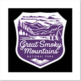 Great Smoky Mountains National Park Skyline Posters and Art